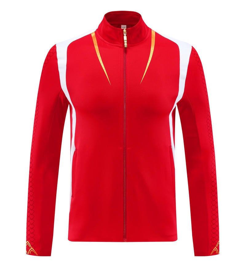 Chinese Team Award-Winning Clothing Sportswear Long-Sleeved Suit Appearance Badminton Clothing Training Jacket For Boys And Girls - Image 1